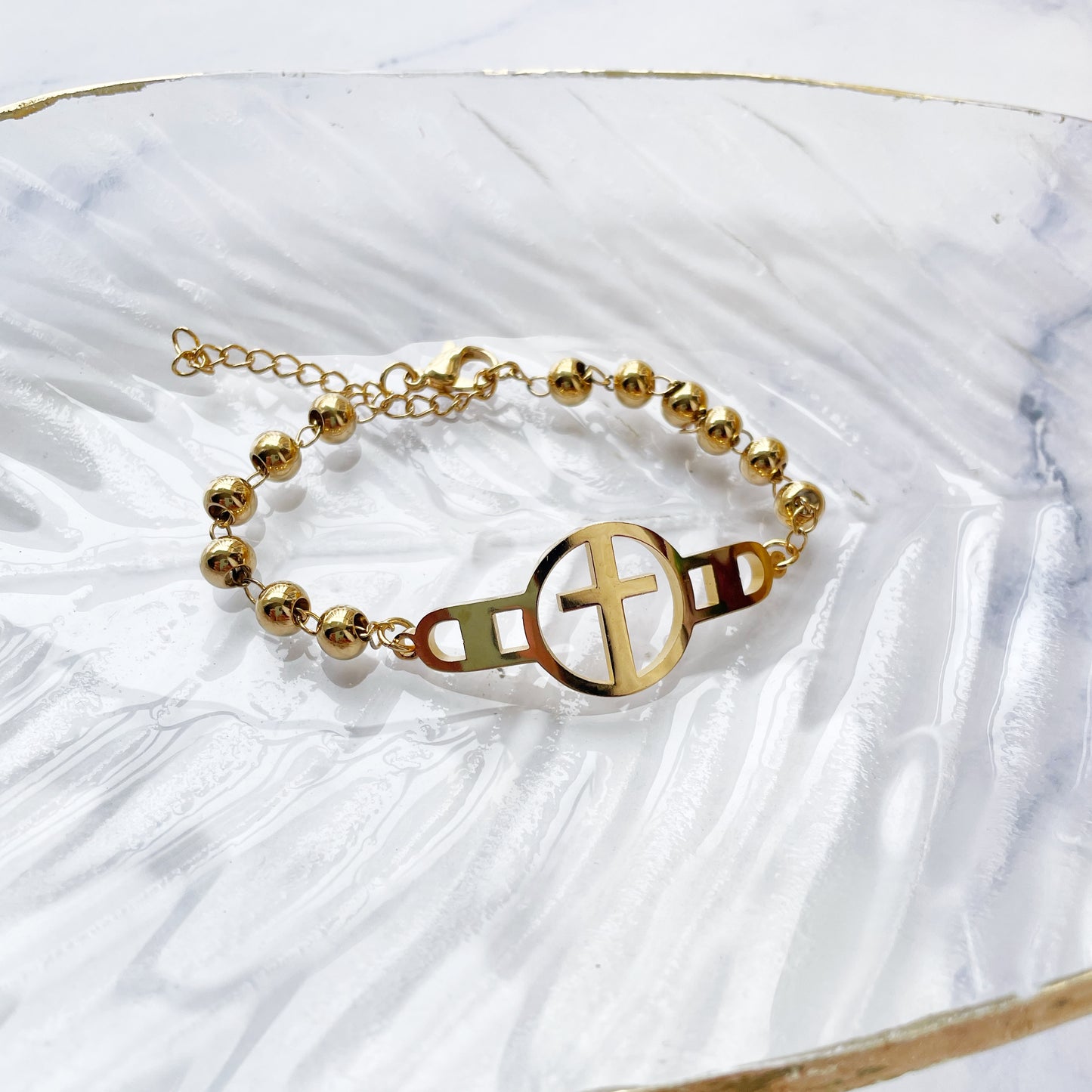 Pulsera Cross Circle