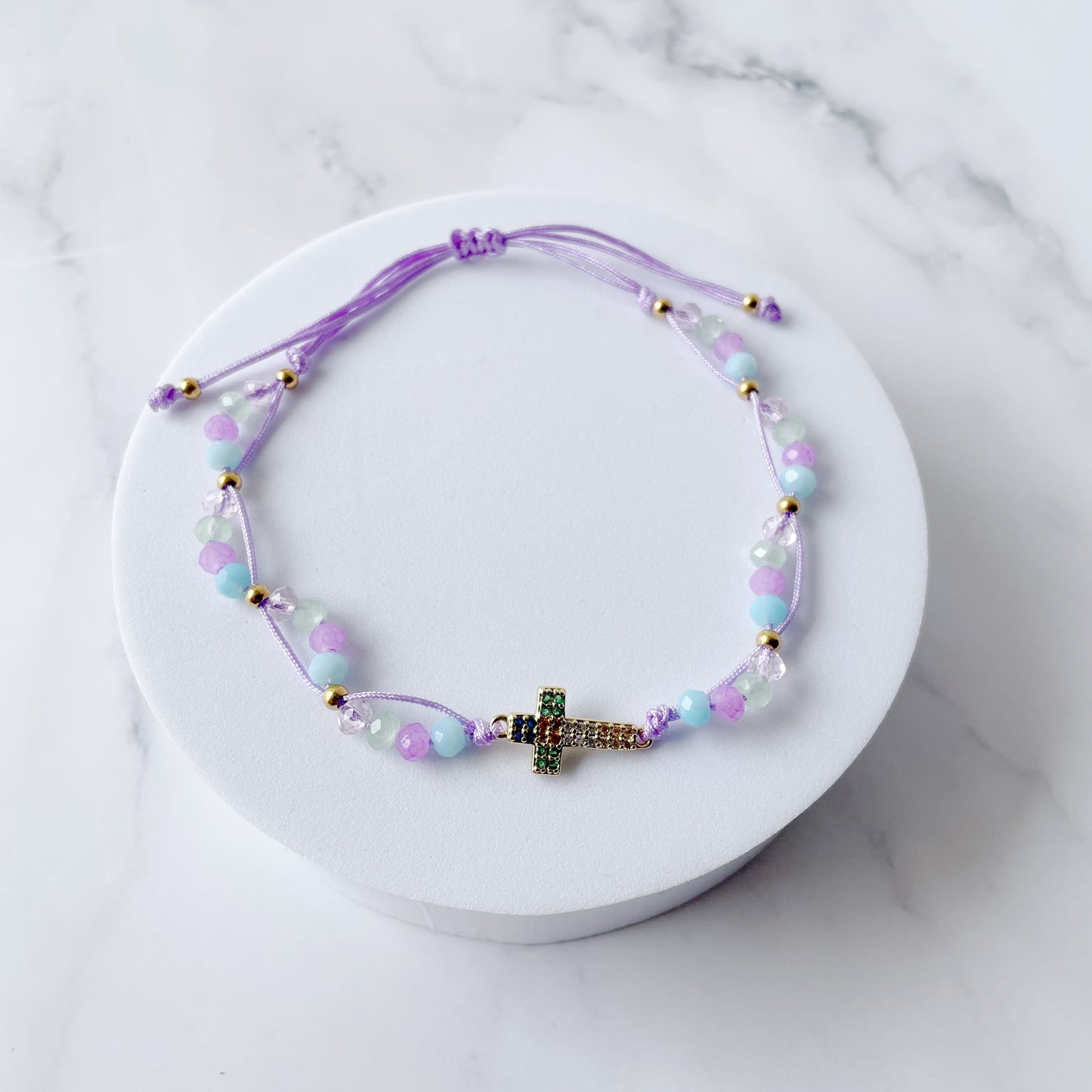 Pulsera Cruz Color