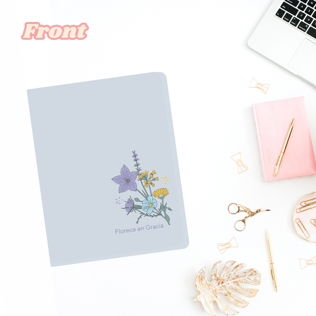 Mini Notes Florece Flor Lila