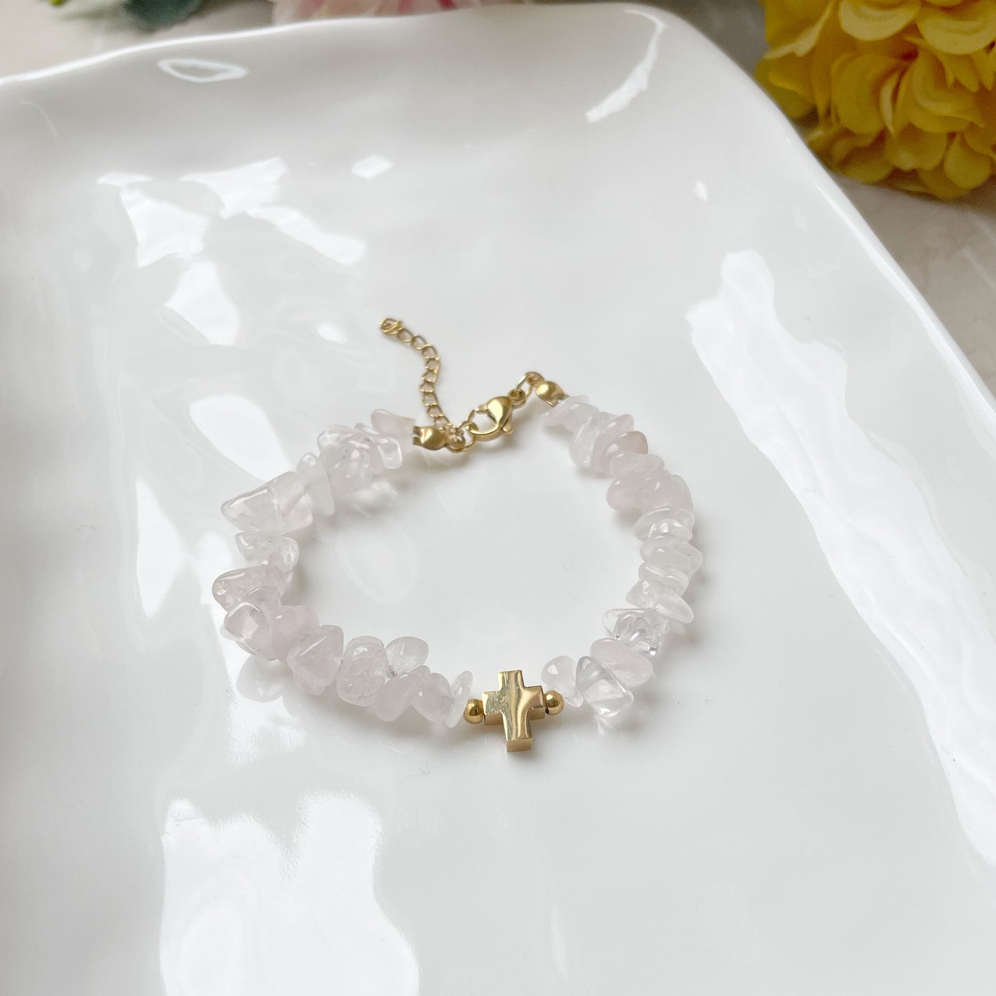 Pulsera Cuarzos Cruz