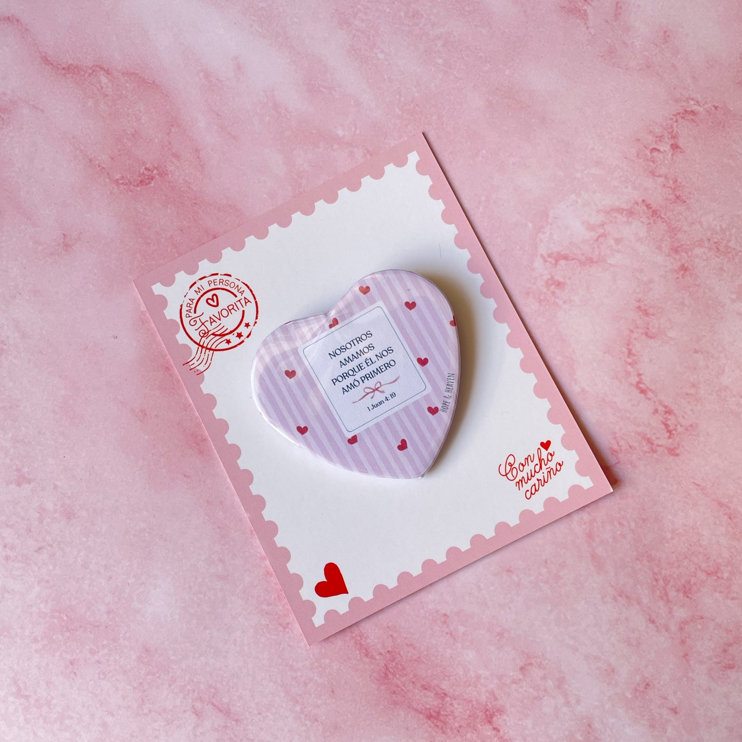 Pin Corazón Nosotros amamos