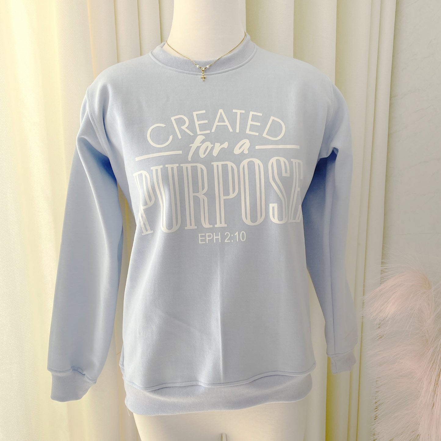 Polera Purpose celeste