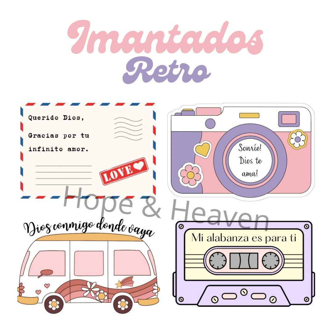 Set Imantados Retro