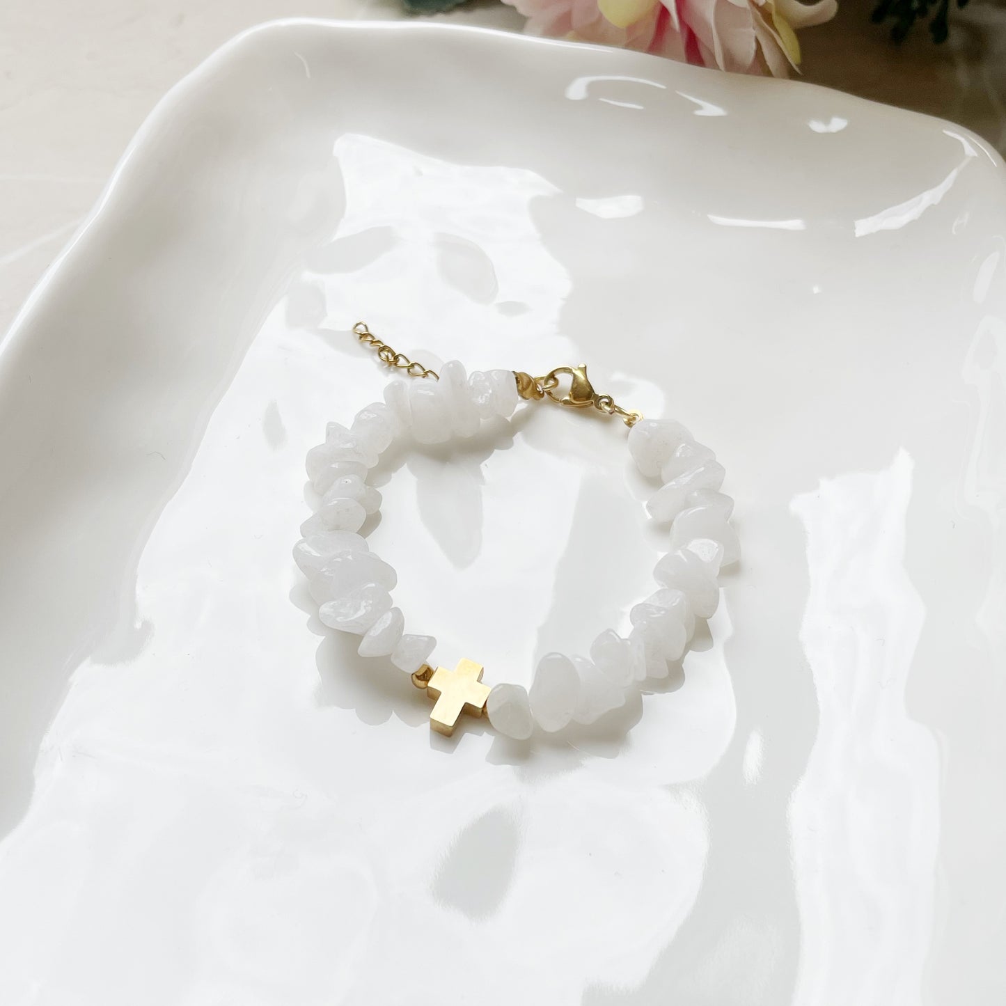 Pulsera Cuarzos Cruz