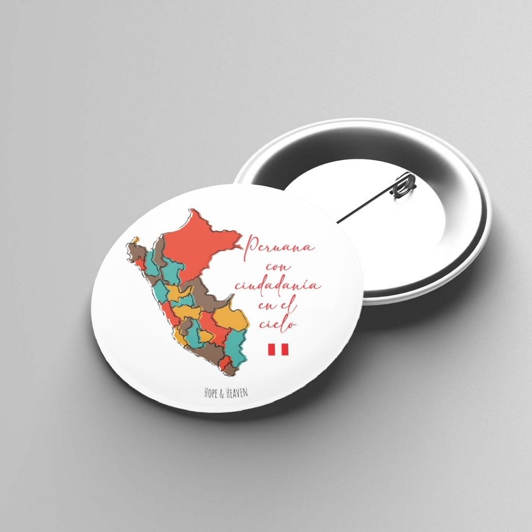 Pin Peruana ciudadanía en Cielo