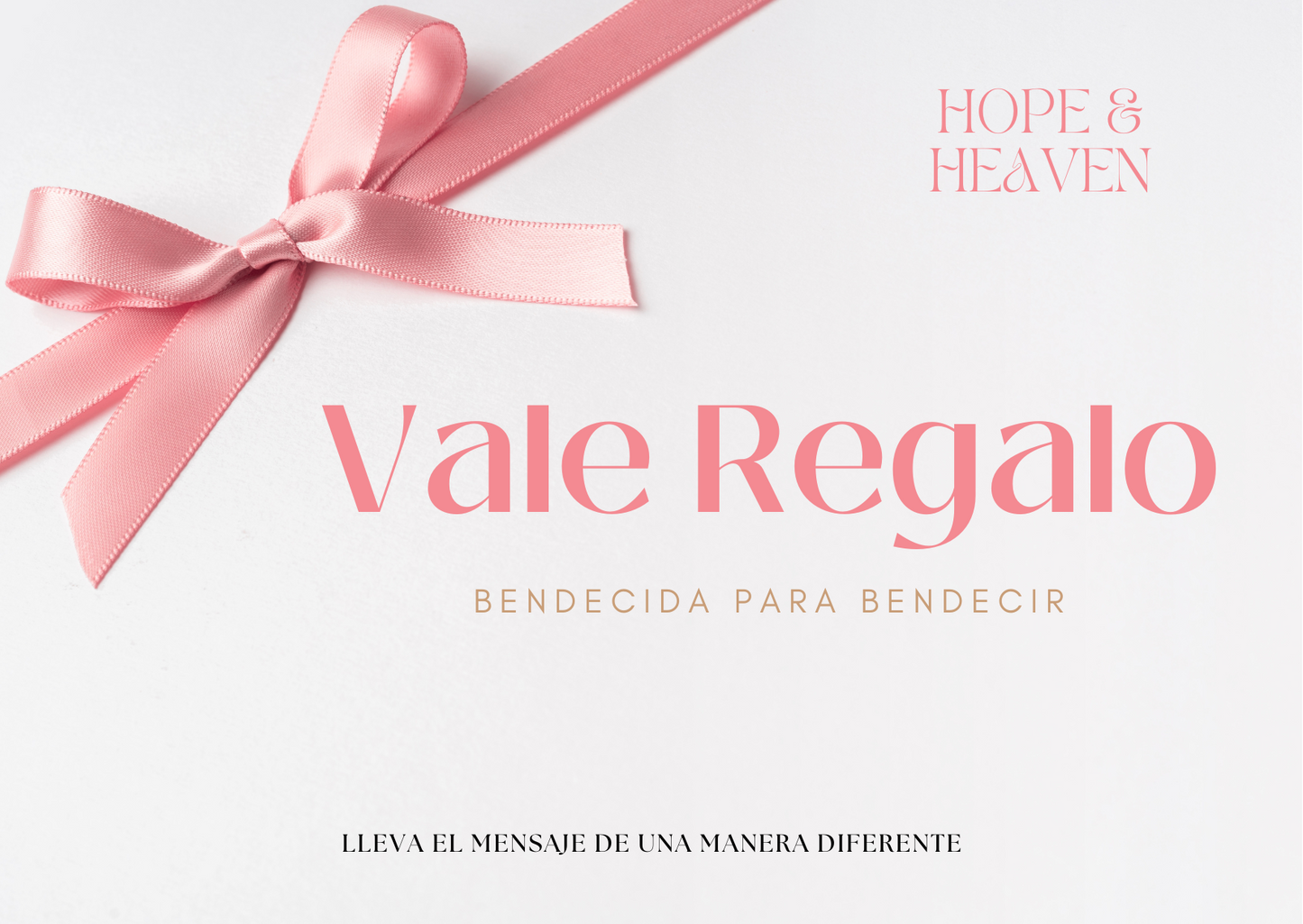 Tarjeta de Regalo Hope & Heaven