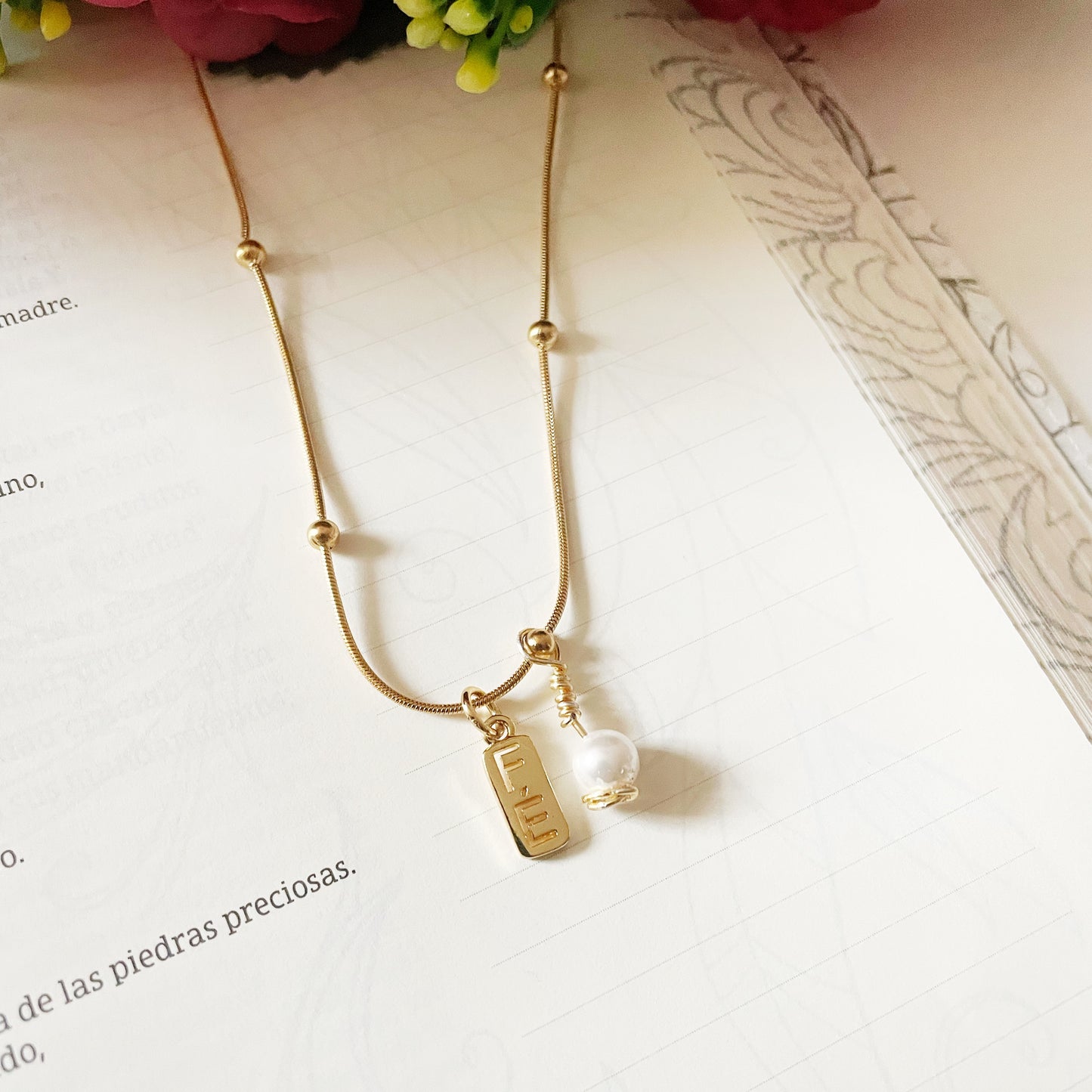 Collar Fe Perla