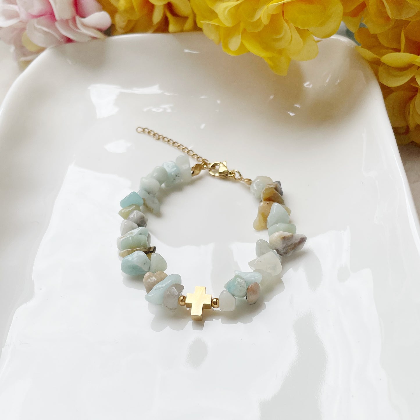 Pulsera Cuarzos Cruz
