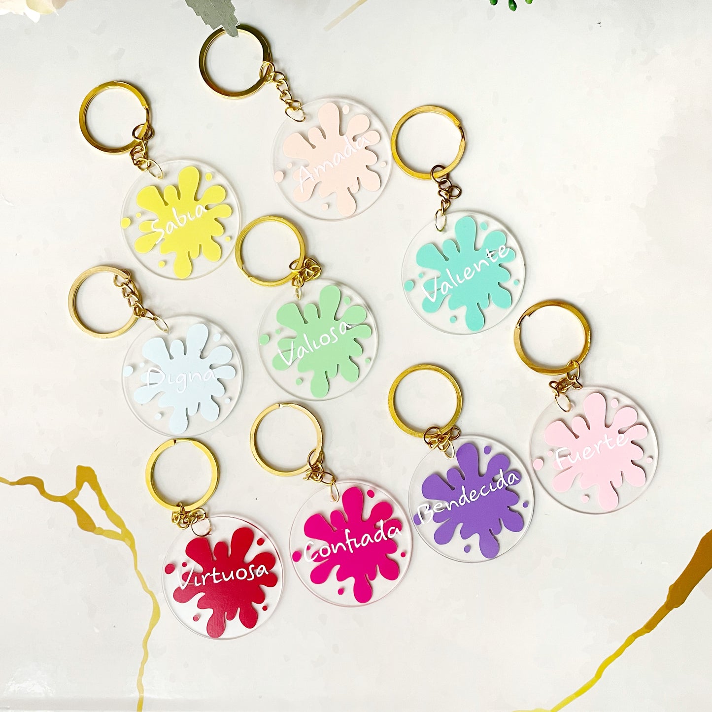 Llaveros Splash Mujer