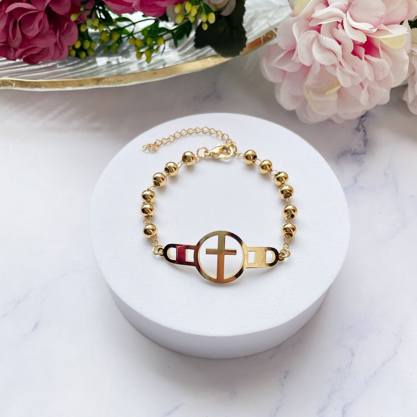 Pulsera Cross Circle
