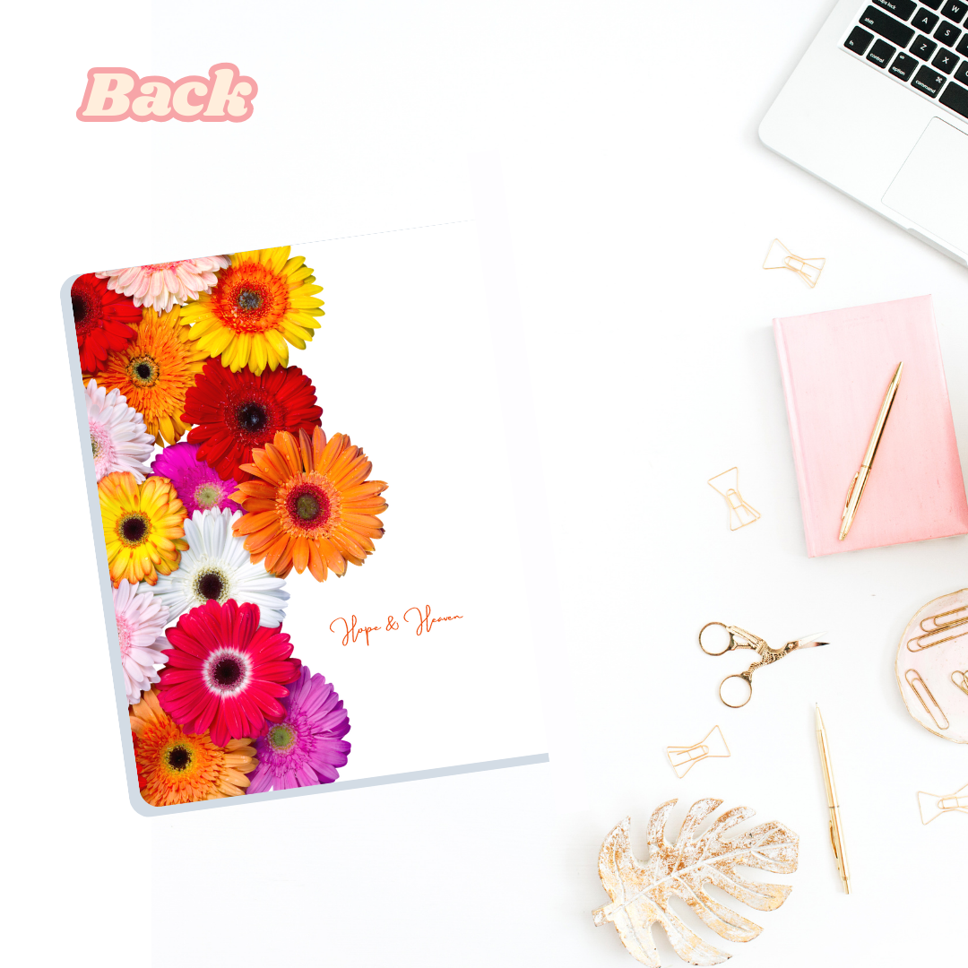 Mini Notes Blessed Flor Naranja