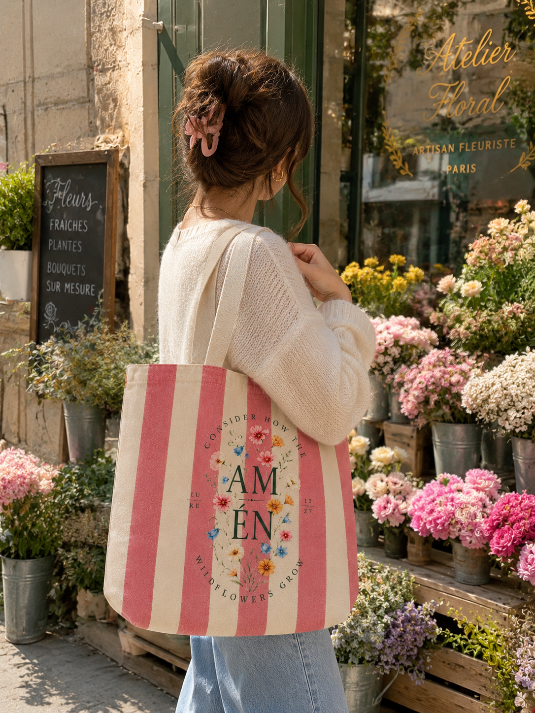 Totebag Rayas Amén