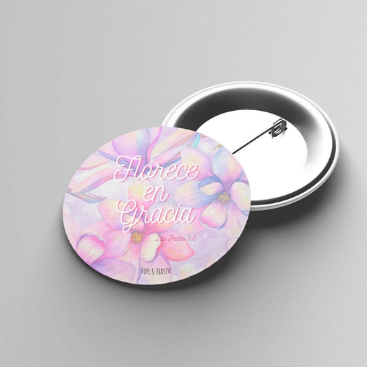 Pin Florece en Gracia lila