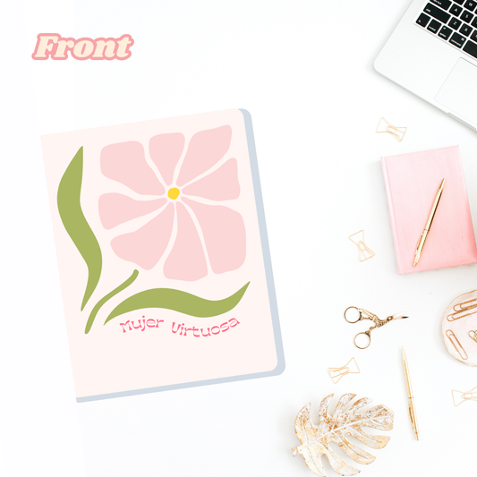 Mini Notes Mujer Virtuosa Flor