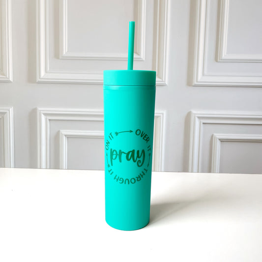 Tumbler Pray Verde Agua