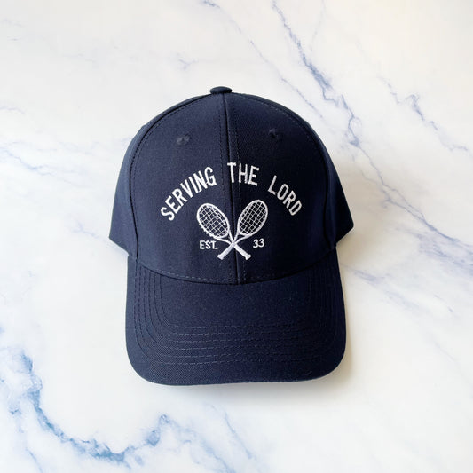 Gorra Serving the Lord Azul
