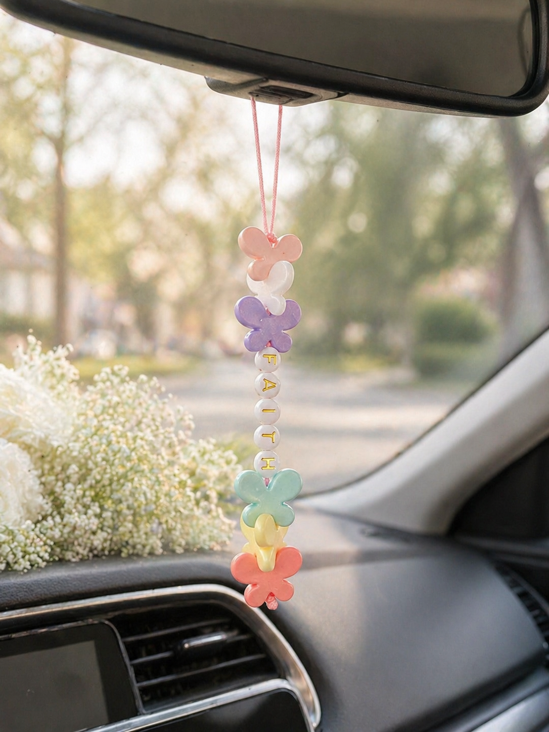 Colgador Faith Mariposas Pastel