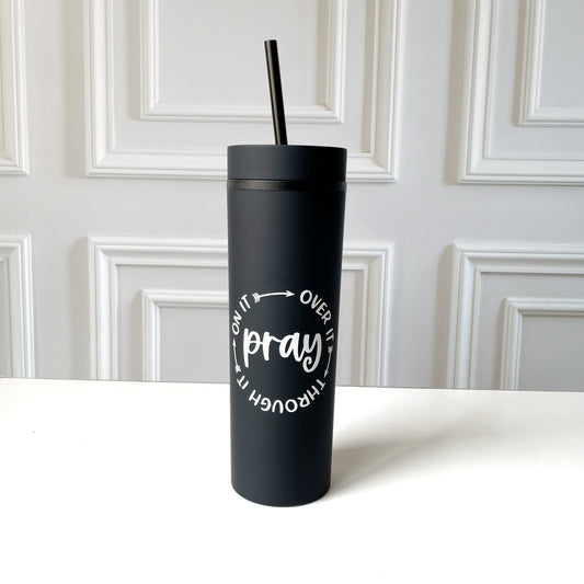 Tumbler Pray Negro