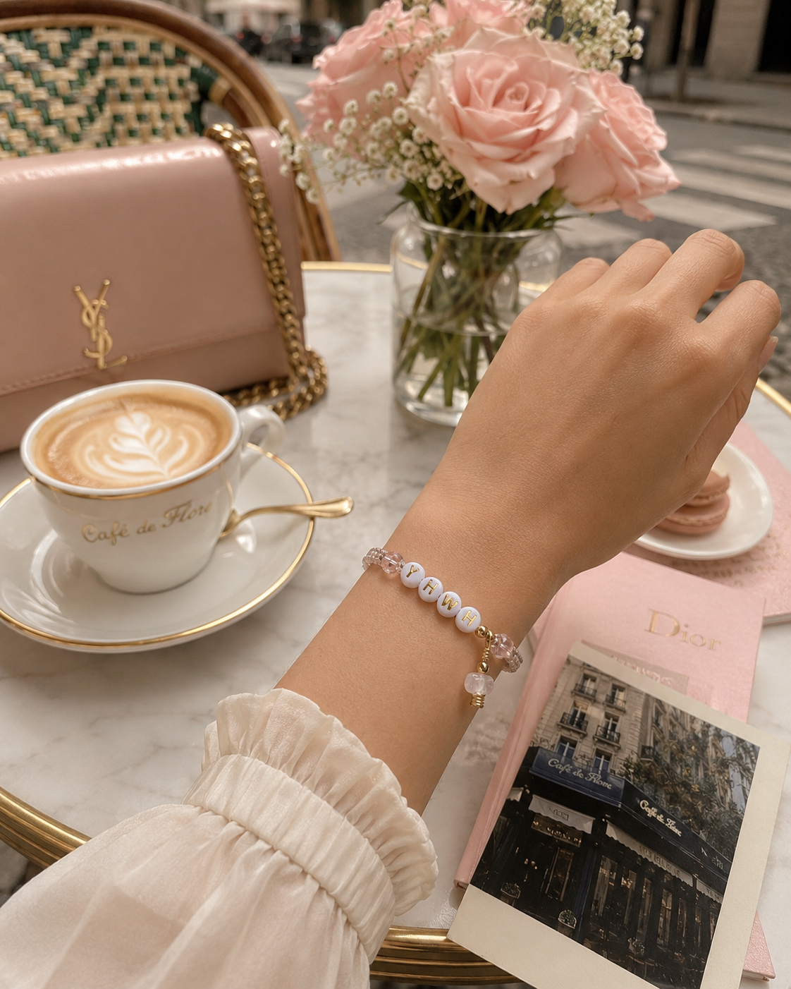 Pulsera YHWH Cuarzo