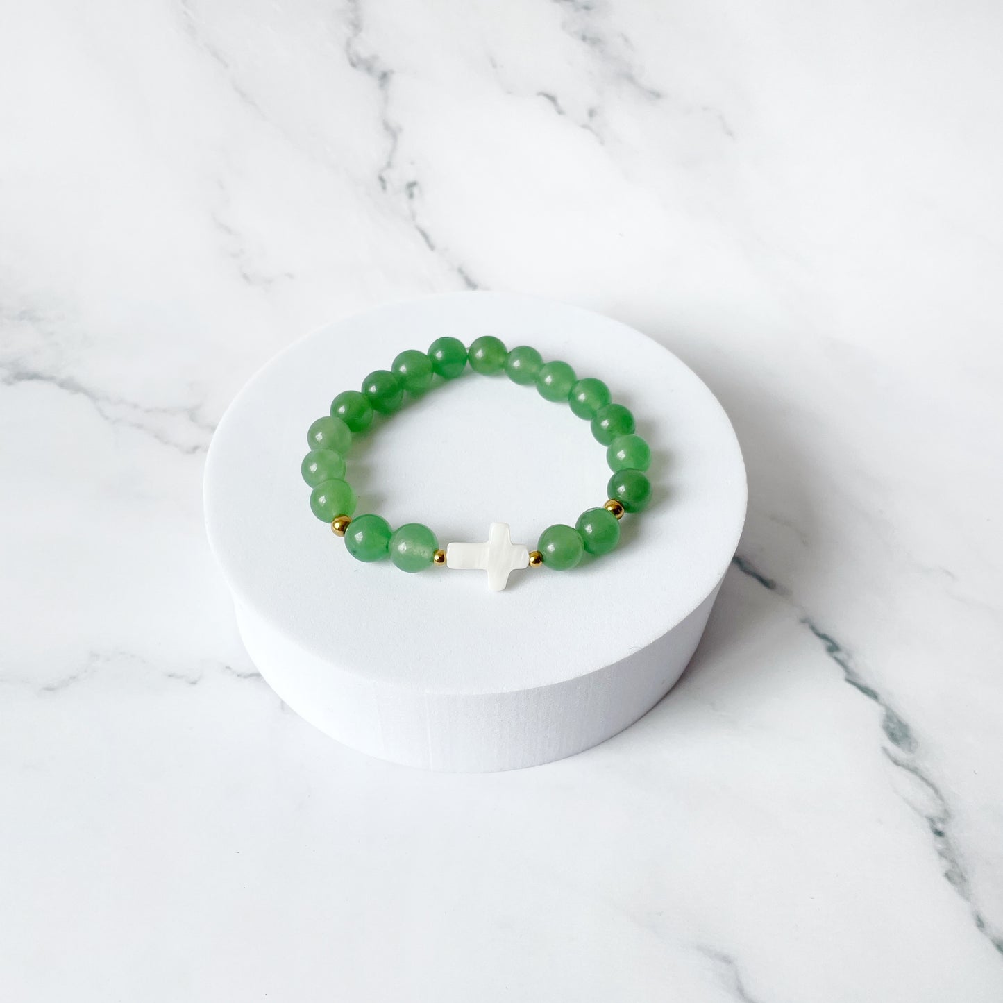 Pulsera Cruz Nácar xmas