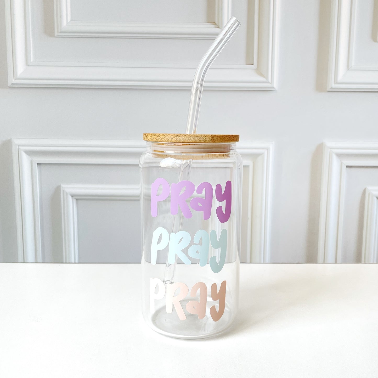 Bambú Jar Pray Pastel