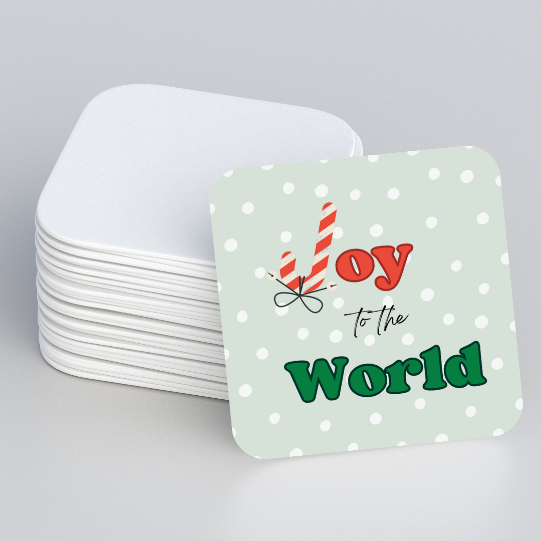 Set Portavasos Navidad ilustrada