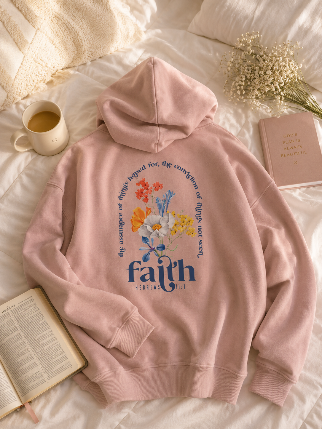 Polera Faith Flowers Palo Rosa