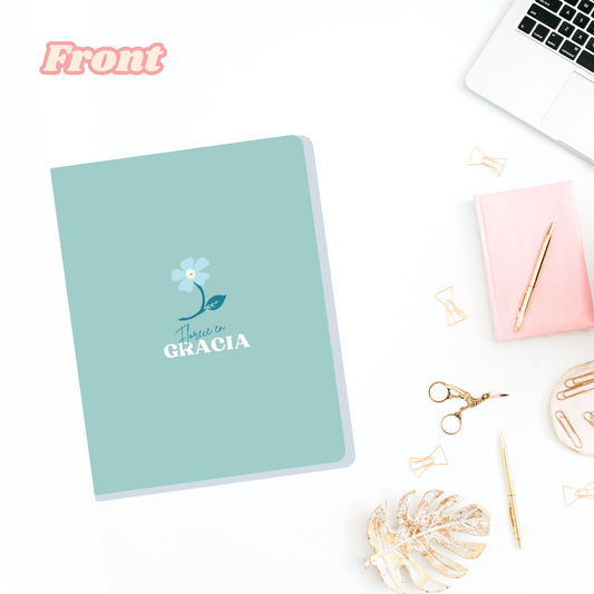 Mini Notes Florece Flor Celeste
