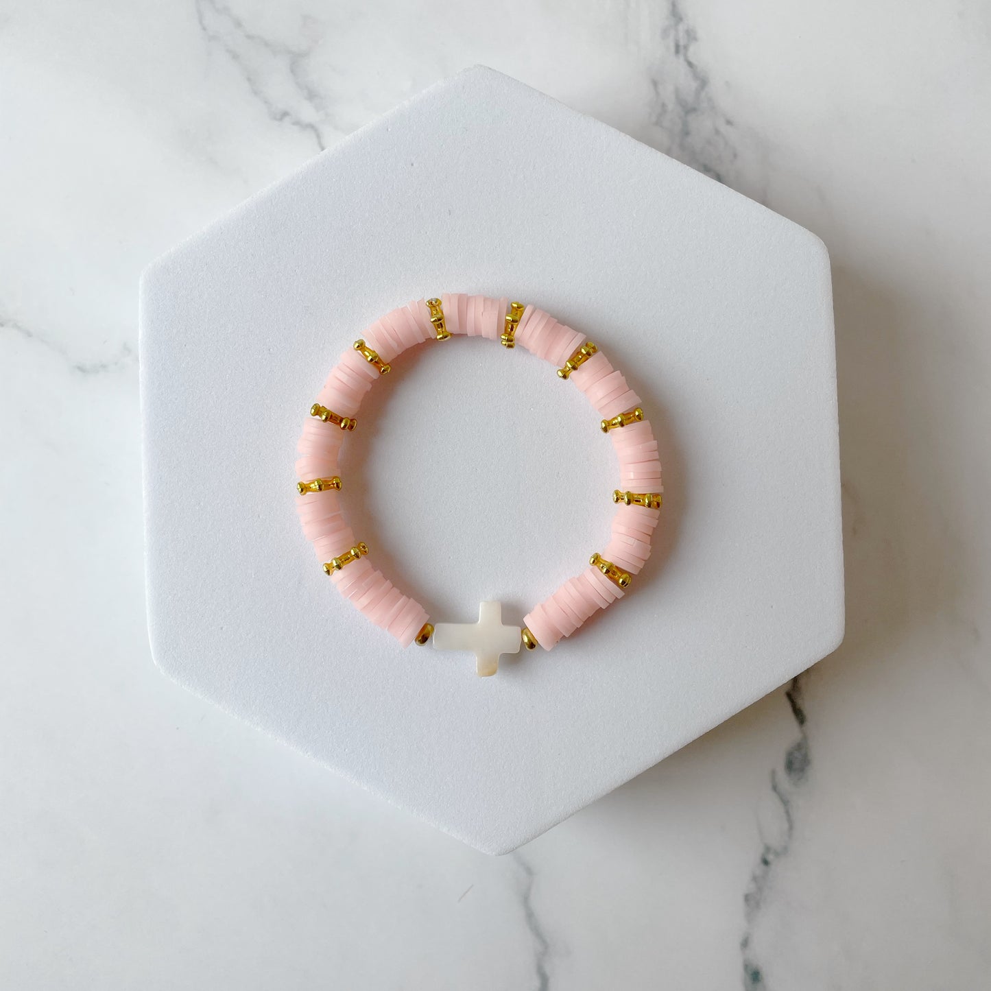 Pulsera Fimus Nácar
