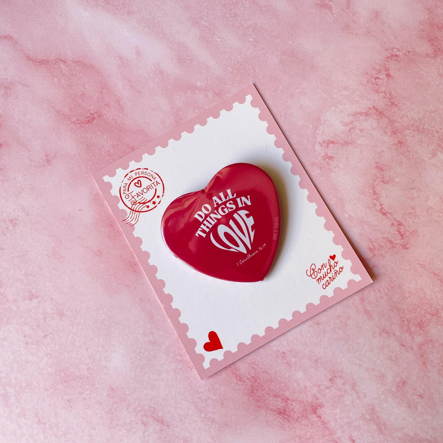 Pin Corazón Do all in love
