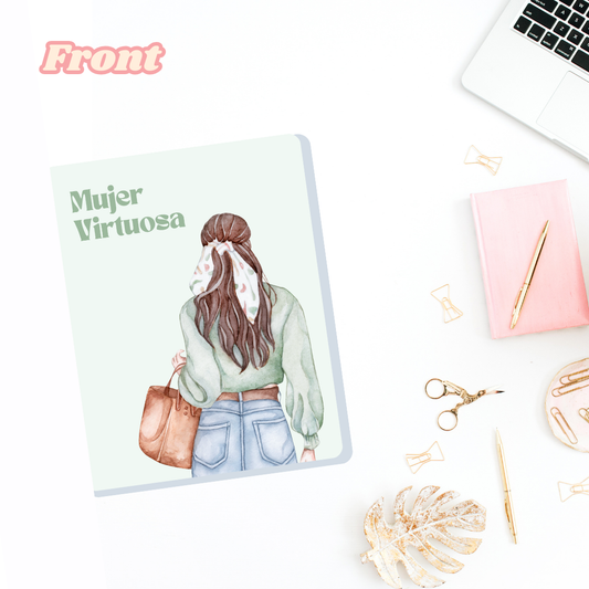 Mini Notes Mujer Virtuosa Verde