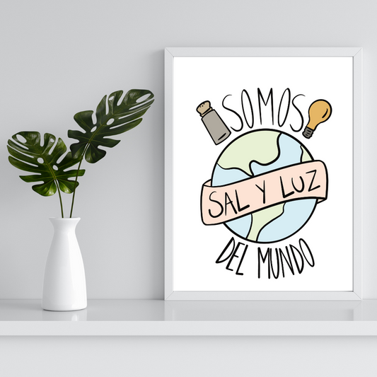 Cuadro Somos Luz