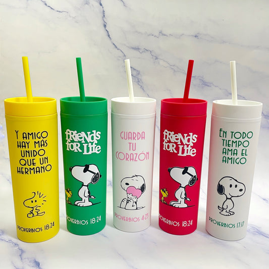 Tumbler Snoopy Proverbios