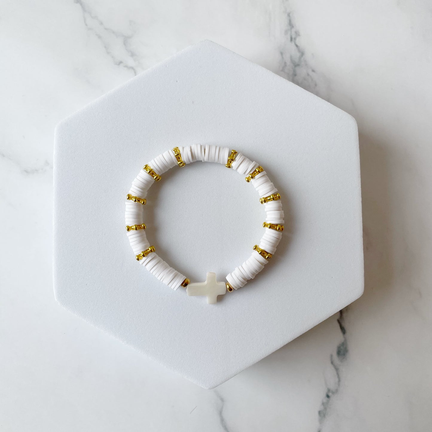Pulsera Fimus Nácar