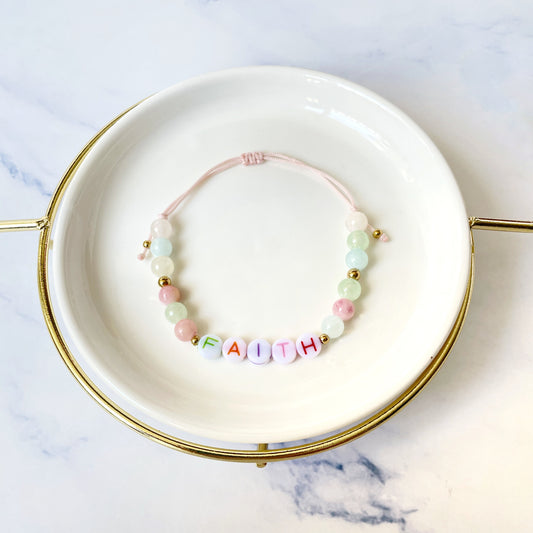 Pulsera Faith Pasteles