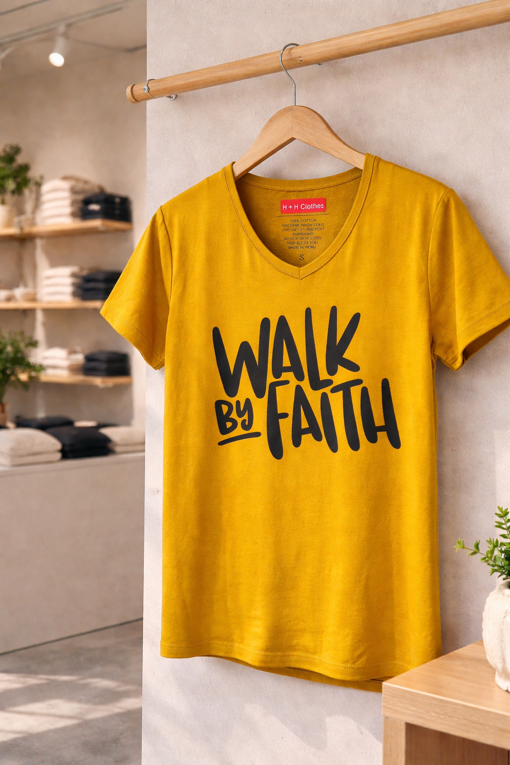 Básico Walk by Faith Mostaza