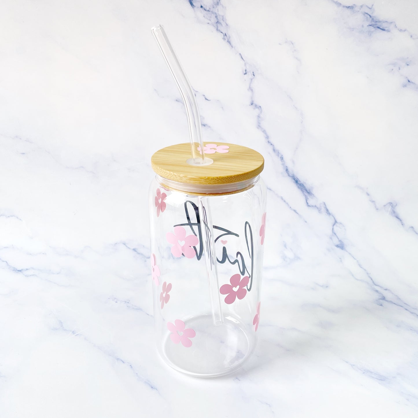 Jar Faith Flores Rosa