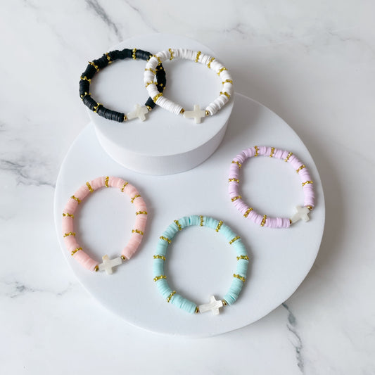 Pulsera Fimus Nácar