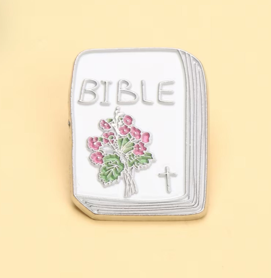 Broche Bible Flower