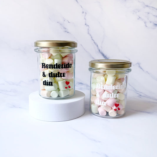 Mashmellows Bendecido y dulce día