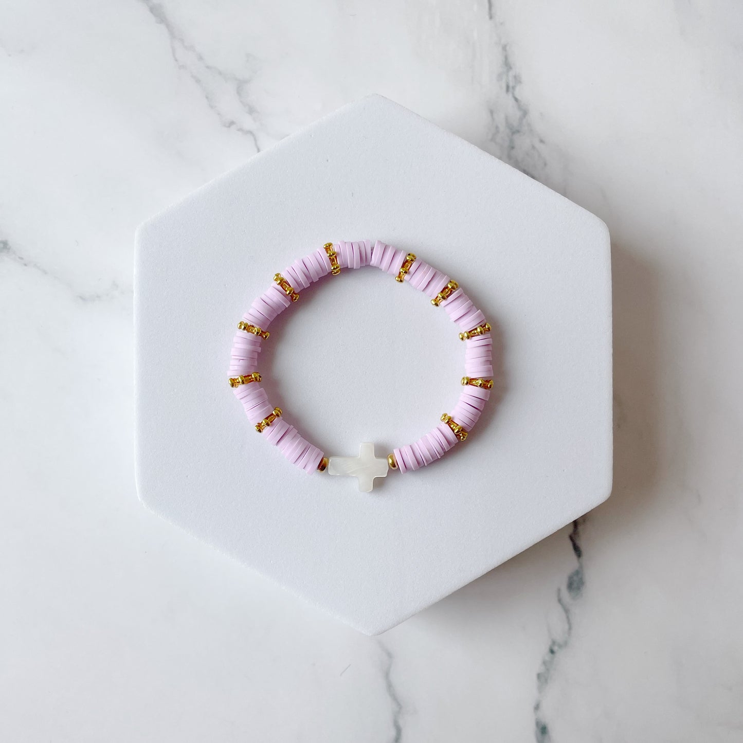 Pulsera Fimus Nácar