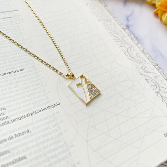 Collar White Cross