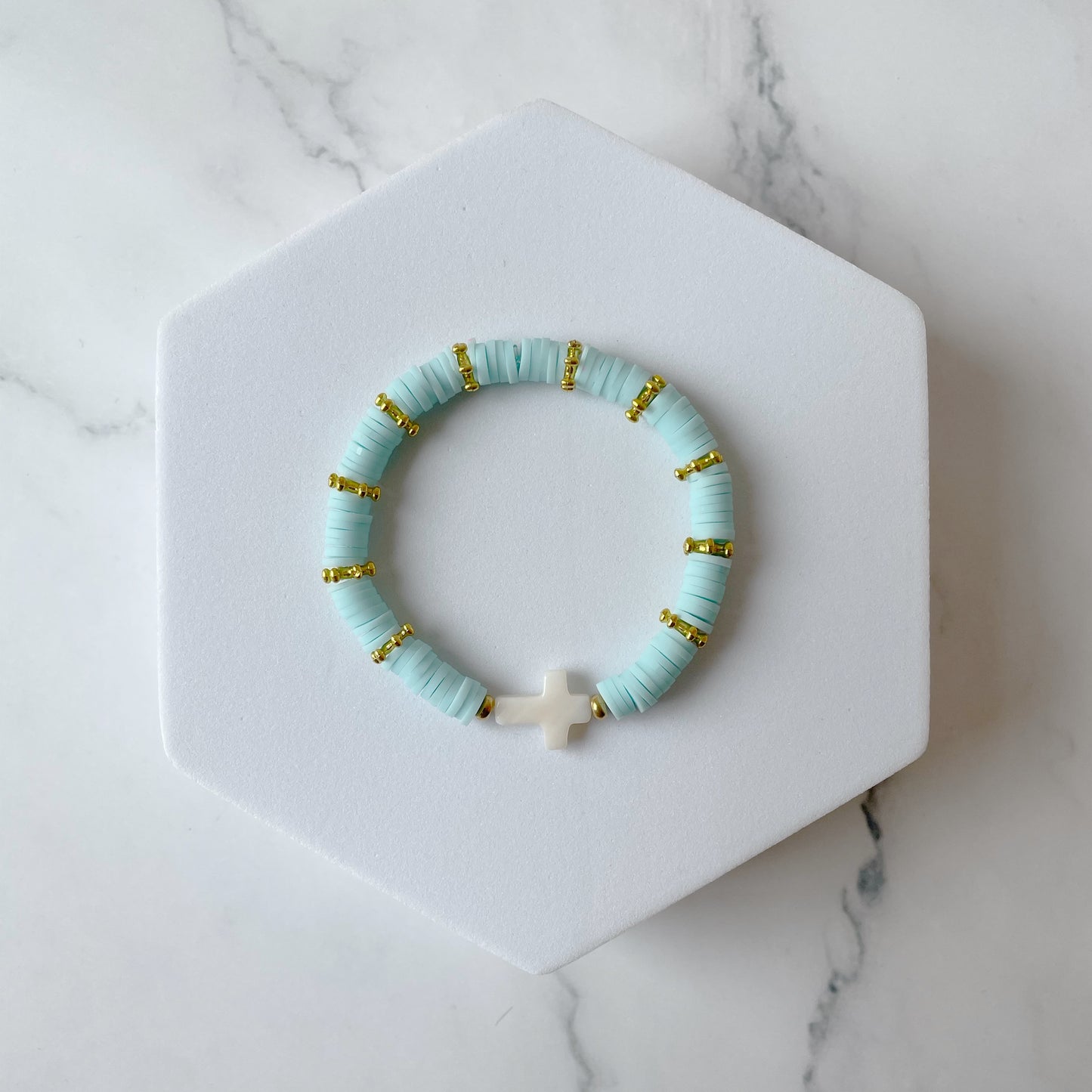 Pulsera Fimus Nácar