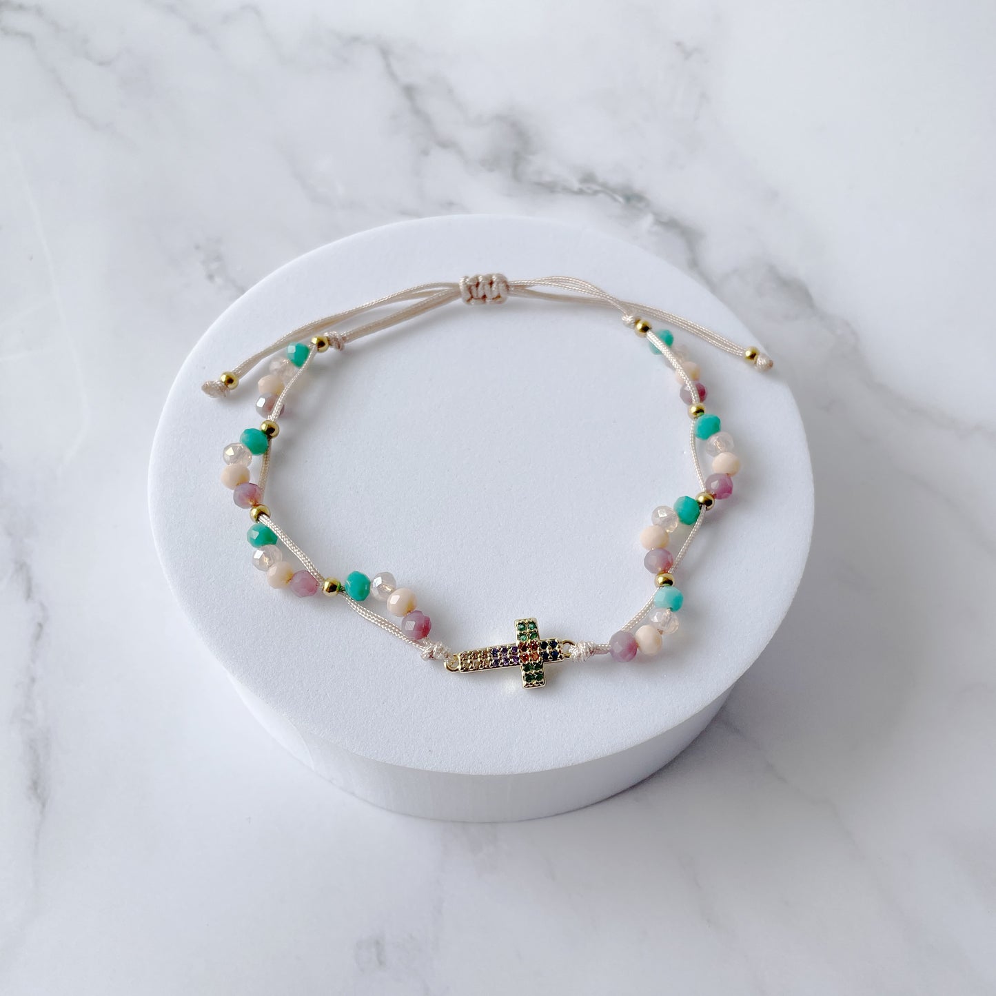Pulsera Cruz Color