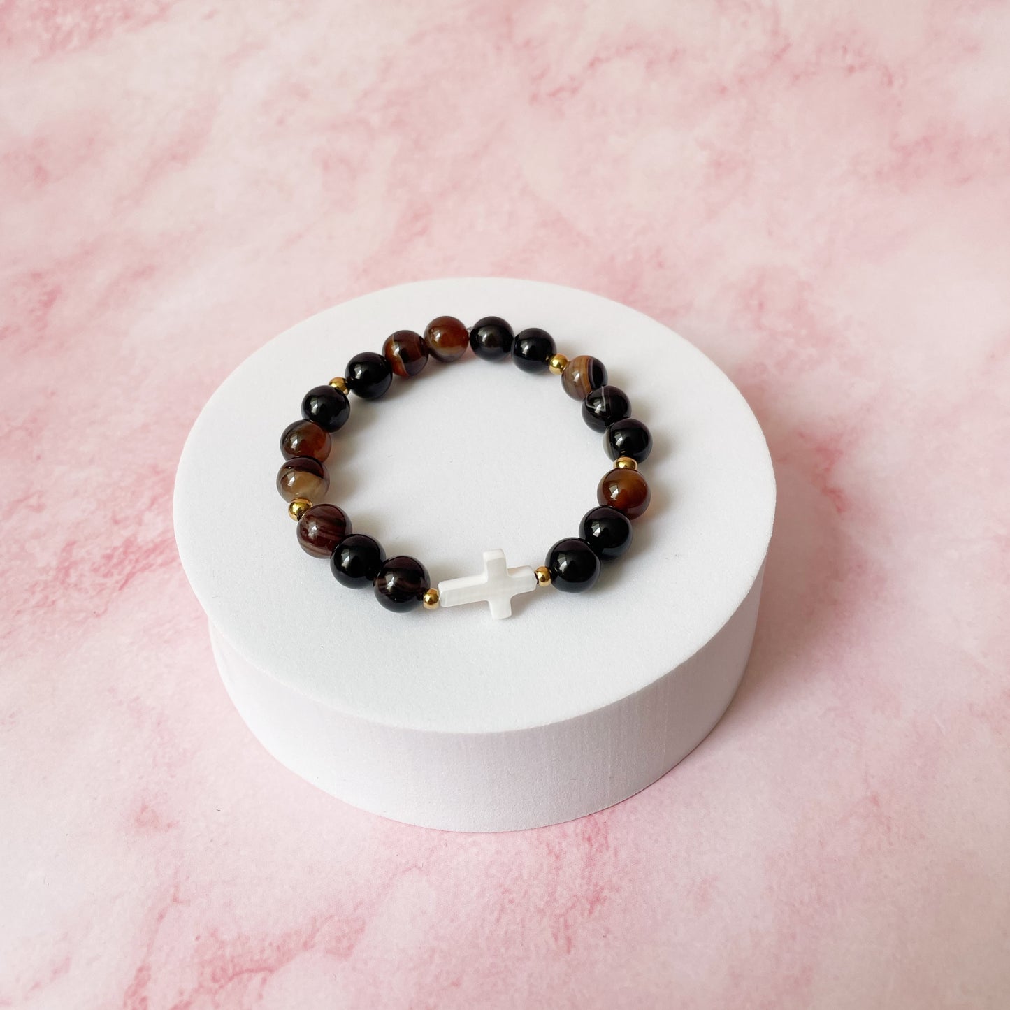 Pulsera Natural Cruz
