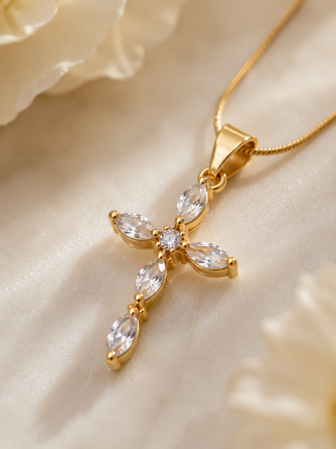 Collar Cruz Zircones