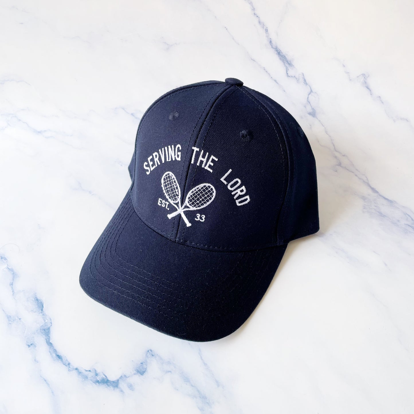 Gorra Serving the Lord Azul