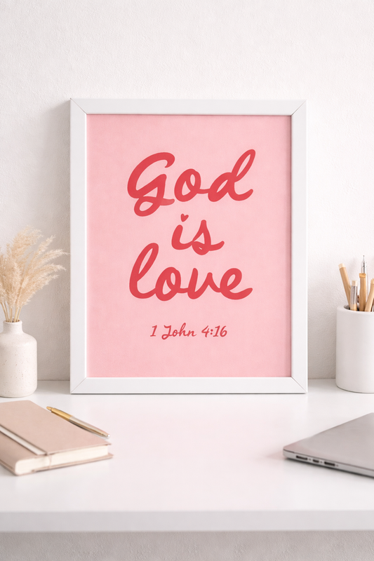 Cuadro God is Love