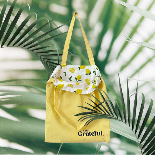 Totebag Grateful Lemons