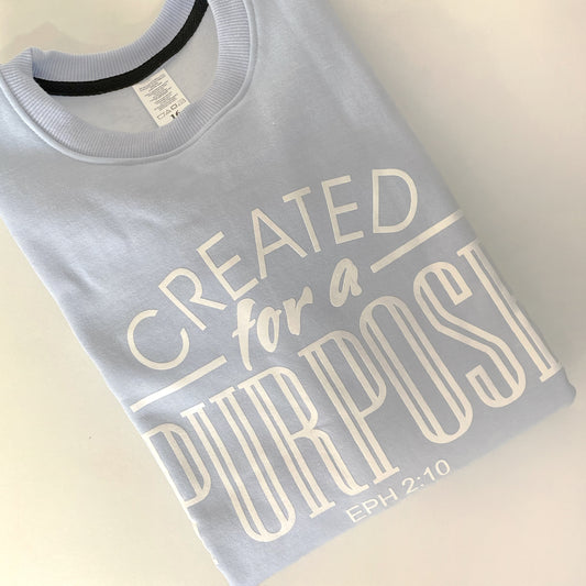 Polera Purpose celeste